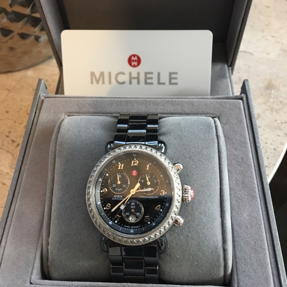Black Michele Watch